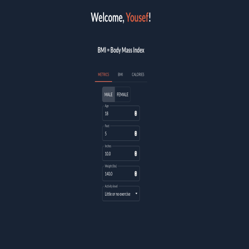 BMI Calculator Website